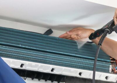 Nettoyage à haute pression climatiseur